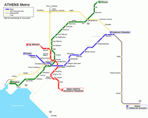 Métro Athènes