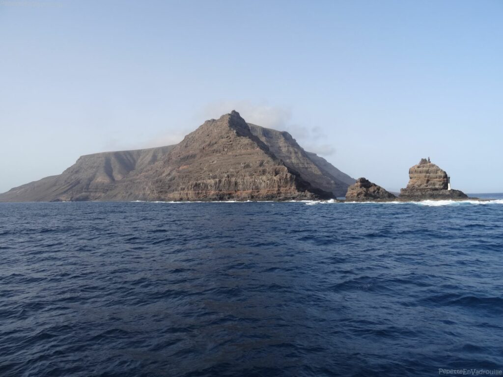 Dans le ferry en direction de la Graciosa